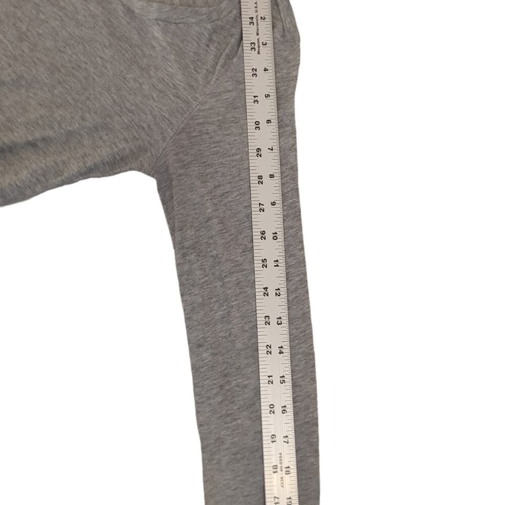 VS Pink Classic 3/4 Sleeve Gray T-Shirt Size Small EUC - Picture 5 of 8